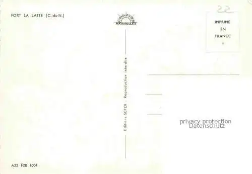 AK / Ansichtskarte Fort la Latte_Matignon_22_Cotes d_Armor Fliegeraufnahme 