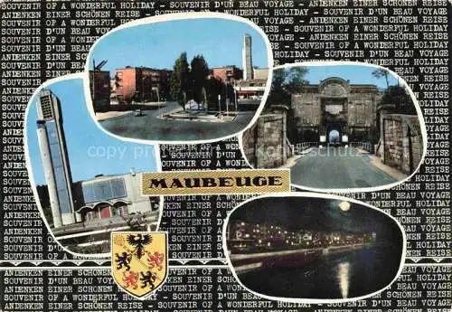 AK / Ansichtskarte Maubeuge_Avesnes sur Helpe_59_Nord Vue partielle 