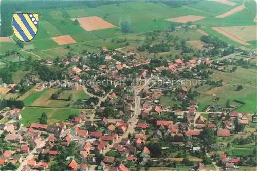 AK / Ansichtskarte Ballersdorf_Altkirch_68_Haut Rhin Pays du Sundgau Le village Vue aerienne 