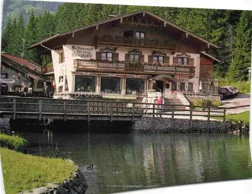 AK / Ansichtskarte Spitzingsee Schliersee Bayern Cafe Restaurant Neue Wurzhuette