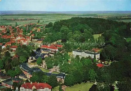 AK / Ansichtskarte Bad Nenndorf Kurpark mit Galenberg Fliegeraufnahme