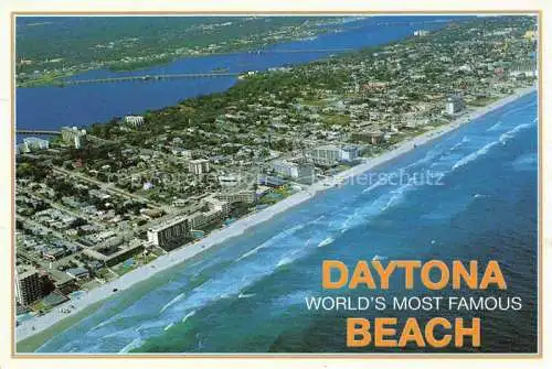 AK / Ansichtskarte Daytona Beach Florida USA with Halifax River Fliegeraufnahme