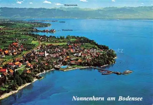 AK / Ansichtskarte Nonnenhorn Bodensee Fliegeraufnahme