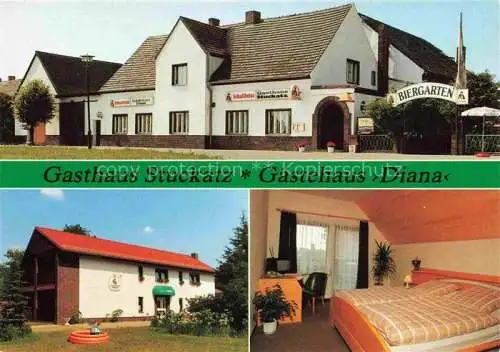 AK / Ansichtskarte Dollenchen Sallgast Gasthaus Stuckatz mit Gaestehaus Diana Zimmer
