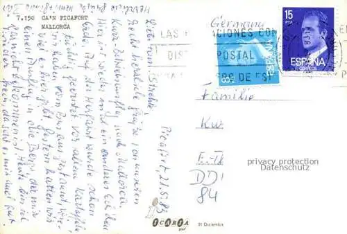 AK / Ansichtskarte Can Picafort C an Picafort Mallorca ES Fliegeraufnahme
