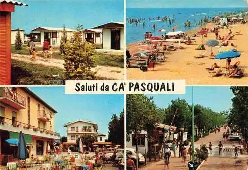 AK / Ansichtskarte Ca Pasquali Veneto IT Bungalows Strandpartie Strandstrasse Freiterrasse