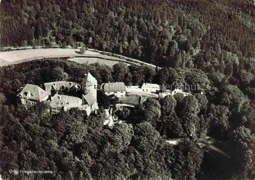 AK / Ansichtskarte Dalwigksthal Burg Lichtenfels Fliegeraufnahme