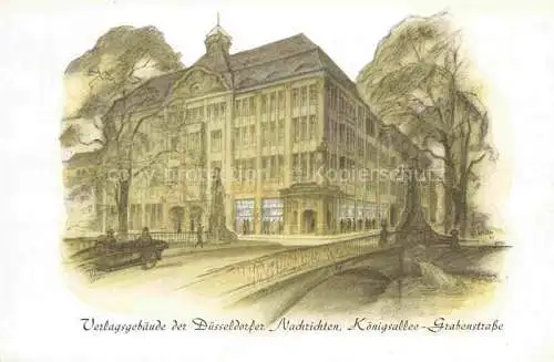 AK / Ansichtskarte DuessELDORF Verlagsgebaeude der Duesseldorfer Nachrichten