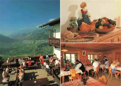 AK / Ansichtskarte Schenna Meran Trentino IT Jausenstation Zmailerhof Terrasse Gaststube