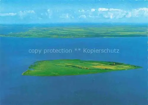 AK / Ansichtskarte Insel Neuwerk Cuxhaven Nordseebad Fliegeraufnahme mit Festland und Cuxhaven