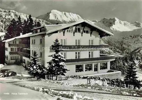 AK / Ansichtskarte Maderhalm Fischen Allgaeu Bayern Haus Tanneck Hotel Pension