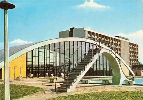 AK / Ansichtskarte Hajduszoboszlo HU Schwimmbad des Beke Erholungsheimes