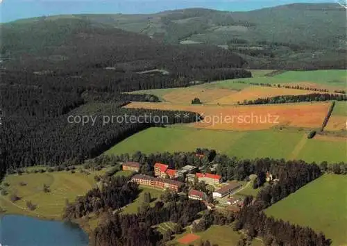AK / Ansichtskarte Clausthal-Zellerfeld Goslar Fachklinik am Hasenbach LVA Hannover Fliegeraufnahme