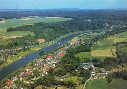 AK / Ansichtskarte Herstelle Weser Fliegeraufnahme