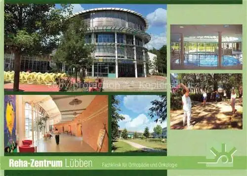 AK / Ansichtskarte Luebben Spreewald Reha Zentrum Luebben Fachklinik Hallenbad Gymnastik