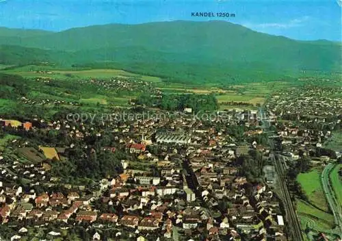 AK / Ansichtskarte Emmendingen BW mit Windenreute Hochburg Buerkle Bleiche und Kandel Fliegeraufnahme