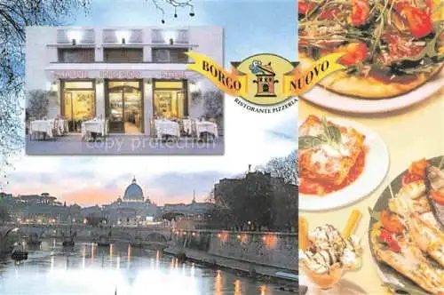 AK / Ansichtskarte ROMA  Rom Lazio IT Borgo Nuovo Ristorante Pizzeria Panorama