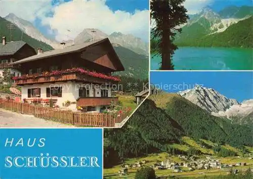 AK / Ansichtskarte Antholz Anterselva Mittertal Bolzano IT Haus Schuessler Panorama Seepartie