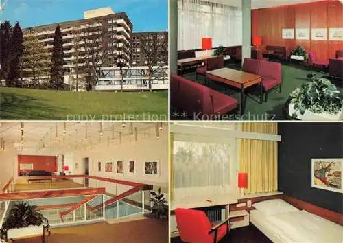 AK / Ansichtskarte BAD WILDUNGEN Kurbad Sanatorium Wassertreten Aufenthaltsraum Zimmer