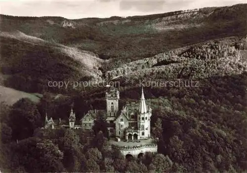 AK / Ansichtskarte BAD SOODEN-ALLENDORF Schloss Rothestein im Werratal Fliegeraufnahme