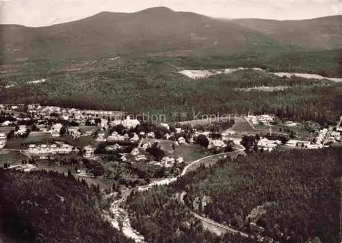 AK / Ansichtskarte Spiegelau Freyung-Grafenau Bayern Fliegeraufnahme mit Rachel