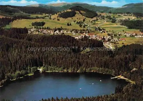AK / Ansichtskarte Windgfaellweiher Lenzkirch BW mit Altglashuetten Fliegeraufnahme