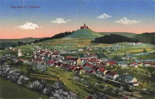 AK / Ansichtskarte Dagsburg_Dabo_Lothringen_57_Moselle Fliegeraufnahme 