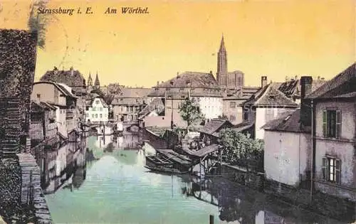 AK / Ansichtskarte Strassburg__Strasbourg_67_Bas Rhin Am Woerthel 