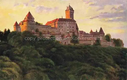 AK / Ansichtskarte Hohkoenigsburg_Haut Koenigsbourg Ansicht Hohkoenigsburg