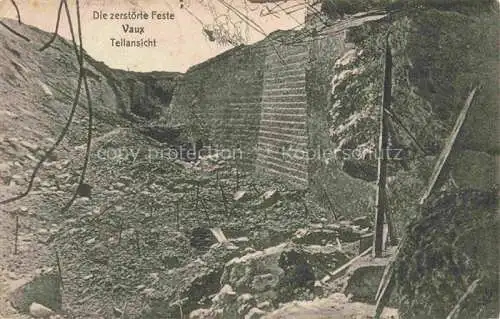 AK / Ansichtskarte Vaux sur Blaise_52_Haute Marne Zerstoerte Festung in WK1 