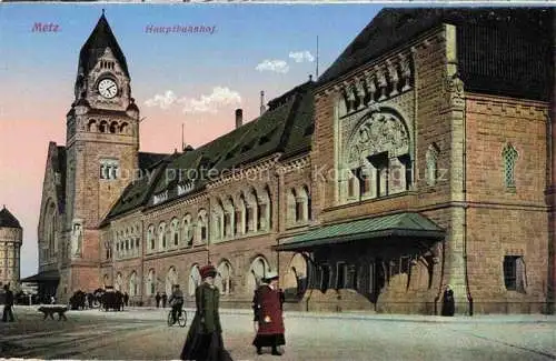 AK / Ansichtskarte METZ__57_Moselle Hauptbahnhof 