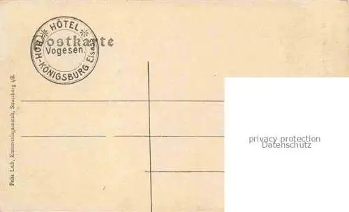 AK / Ansichtskarte Hohkoenigsburg_Haut Koenigsbourg Loewenthor Hohkoenigsburg