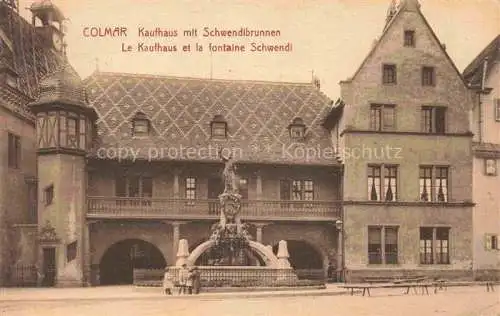 AK / Ansichtskarte COLMAR_68_Haut Rhin Kaufhaus mit Schwendibrunnen 