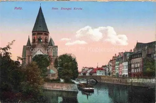 AK / Ansichtskarte METZ__57_Moselle Neue Ev Kirche 