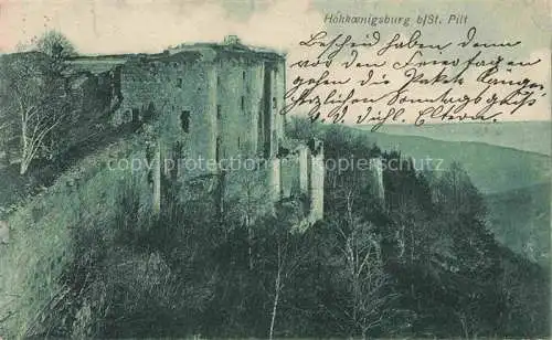 AK / Ansichtskarte Hohkoenigsburg_Haut Koenigsbourg Panorama Hohkoenigsburg