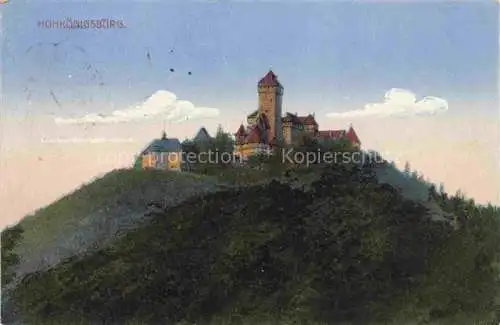 AK / Ansichtskarte Hohkoenigsburg_Haut Koenigsbourg Panorama Hohkoenigsburg
