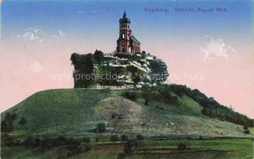 AK / Ansichtskarte Dagsburg_Dabo_Lothringen_57_Moselle In der Schlacht vom August 1914 
