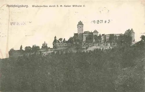 AK / Ansichtskarte Hohkoenigsburg_Haut Koenigsbourg Panorama Hohkoenigsburg