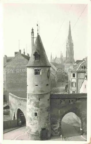 AK / Ansichtskarte MULHOUSE_Muehlhausen_68_Alsace Stadttor Kirche 