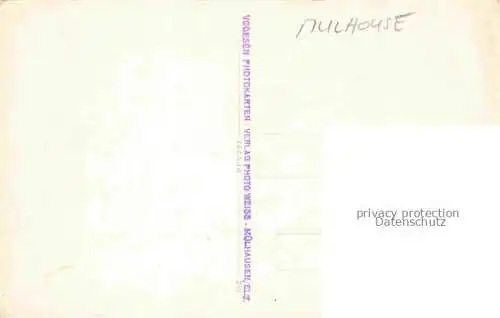 AK / Ansichtskarte MULHOUSE_Muehlhausen_68_Alsace Durchblick zur Kirche 