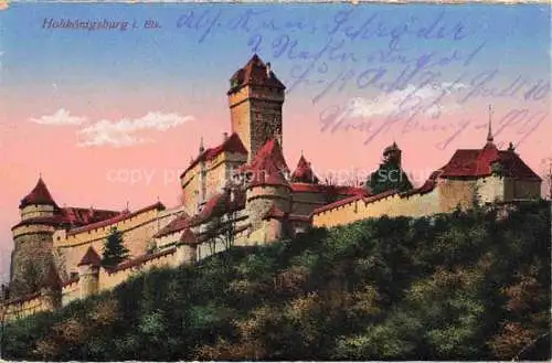 AK / Ansichtskarte Hohkoenigsburg_Haut Koenigsbourg Ansicht der Burg Hohkoenigsburg