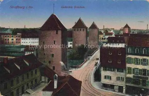 AK / Ansichtskarte Strassburg__Strasbourg_67_Bas Rhin Gedeckte Bruecken 