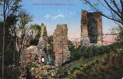 AK / Ansichtskarte Zabern_Saverne_Alsace_67_Bas Rhin Ruine Gross Geroldseck 