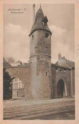 AK / Ansichtskarte Muehlhausen__MULHOUSE_68_Elsass_Haut Rhin Bollwerkturm 