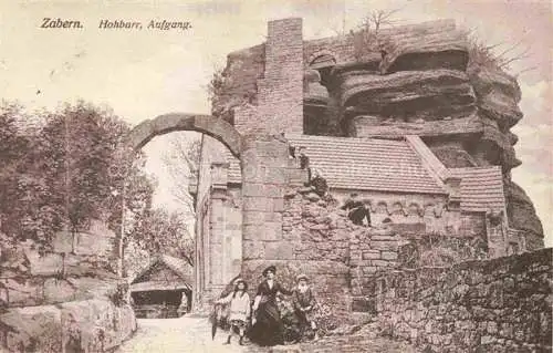 AK / Ansichtskarte Zabern_Saverne_Alsace_67_Bas Rhin Hochbarr Aufgang  