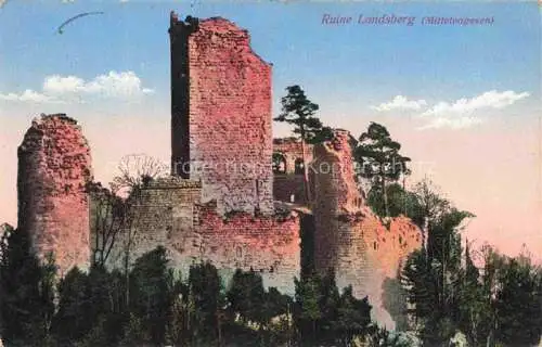 AK / Ansichtskarte Ruine_Landsberg_Barr_67_Alsace Ansicht 