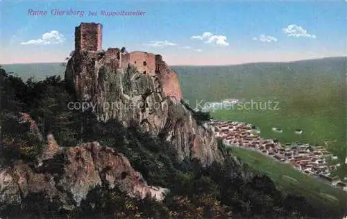 AK / Ansichtskarte Rappoltsweiler_Elsass_Ribeauville_68_Haut Rhin Ruine Giersberg 