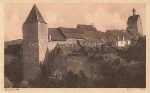 AK / Ansichtskarte Riquewihr_Ribeauville_68_Haut_Rhin Schloss Kirche 