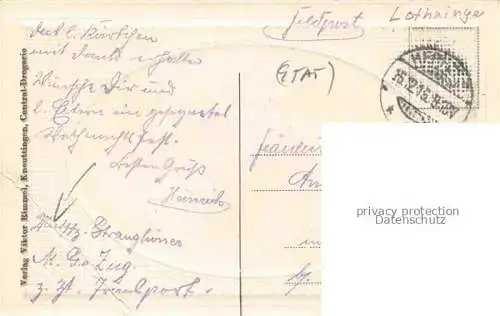 AK / Ansichtskarte Kneuttingen_Knutange_Thionville_57_Moselle Teilansicht Feldpost 