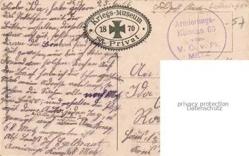 AK / Ansichtskarte St Privat_ la Montagne_METZ_57_Moselle Denkmaeler vom Schlachtfeld St Privat 